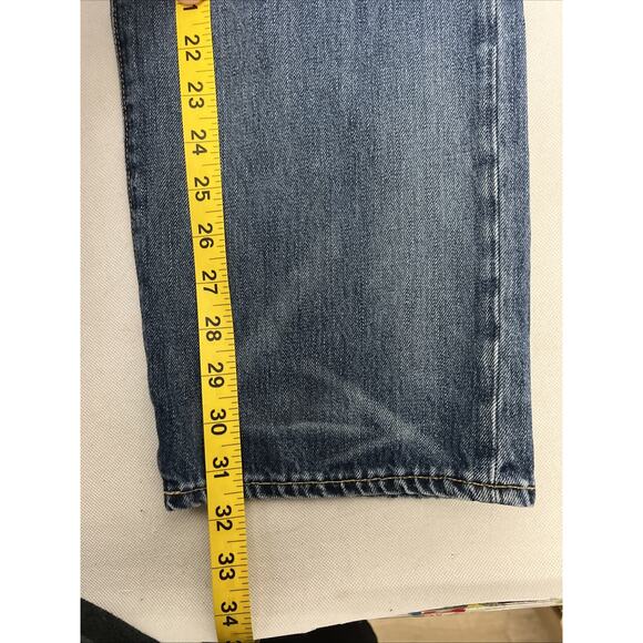 Polo Ralph Lauren Jeans Mens Size 32x32 Distressed Classic Fit Bandana Patchwork - Picture 12 of 14